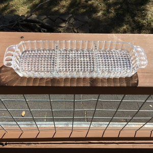 ✭ Vintage Three Section Relish Dish Just Like Grannies